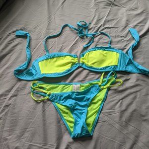 Rampage 2 piece Bandeau Bikini, Size L